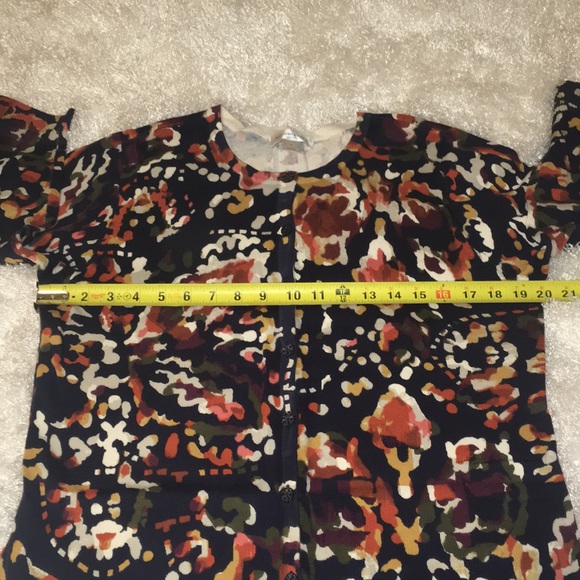 ✂️ CHRISTOPHER & BANKS 3/4 sleeve knit top / sweater / cardigan M - Picture 7 of 8